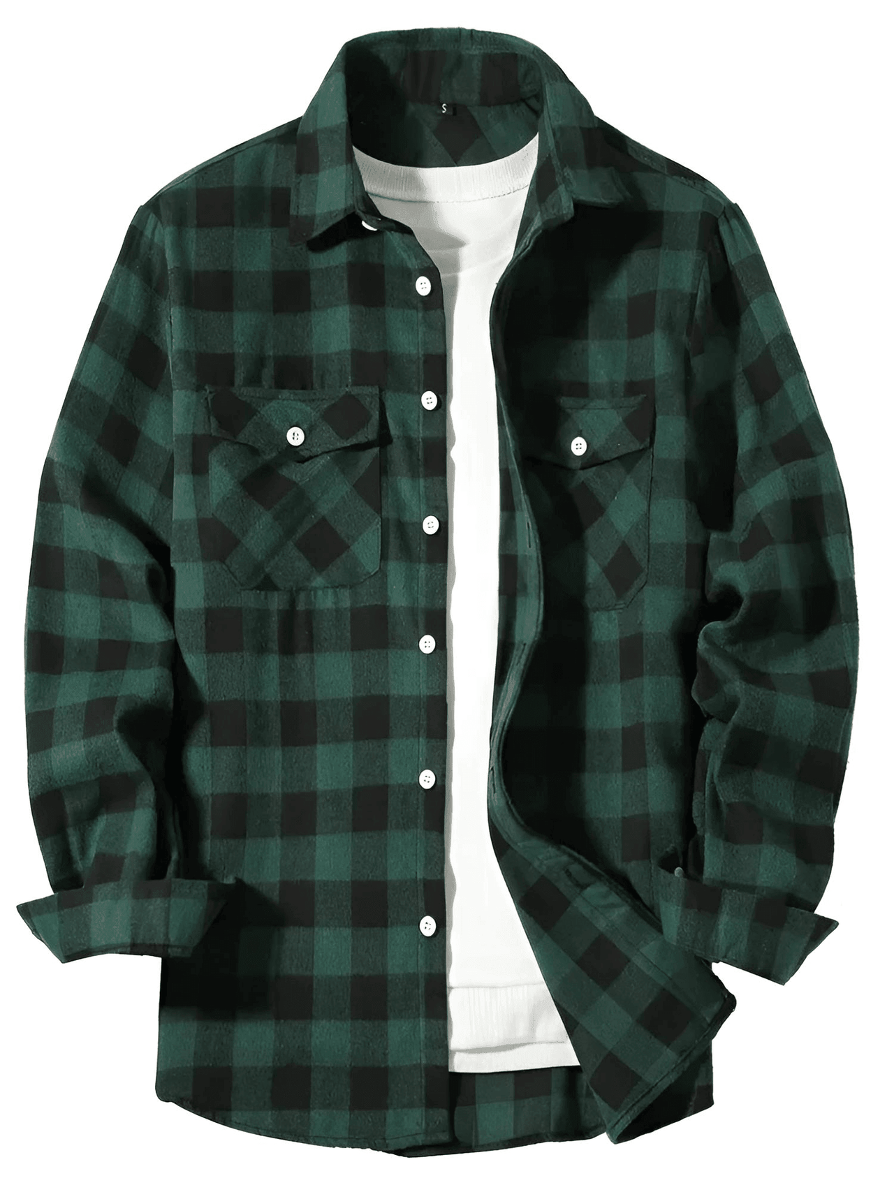 Men's Long Sleeve Plaid Checkered Shirt -, Flannel Shirt , Drestiny , Australia, Black, Blue, Canada, Casual Shirts, FR, Green, L, Long Sleeves, M, New Zealand, Red, S, United Kingdom, United States, White, XL, XXL, Yellow , Drestiny , www.shopdrestiny.com