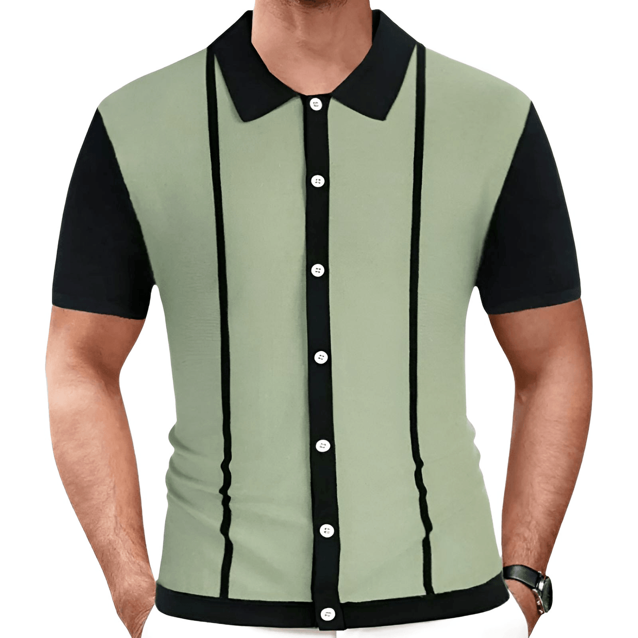 Men's Striped Polo Shirt -, Polo Shirt , Drestiny , Australia, Black, Blue, Brown, Casual Shirts, Dress Shirts, Green, L, M, New Zealand, Pink, Polo Shirts, Short Sleeves, T-Shirts, United Kingdom, United States, XL, XXL, XXXL , Drestiny , www.shopdrestiny.com