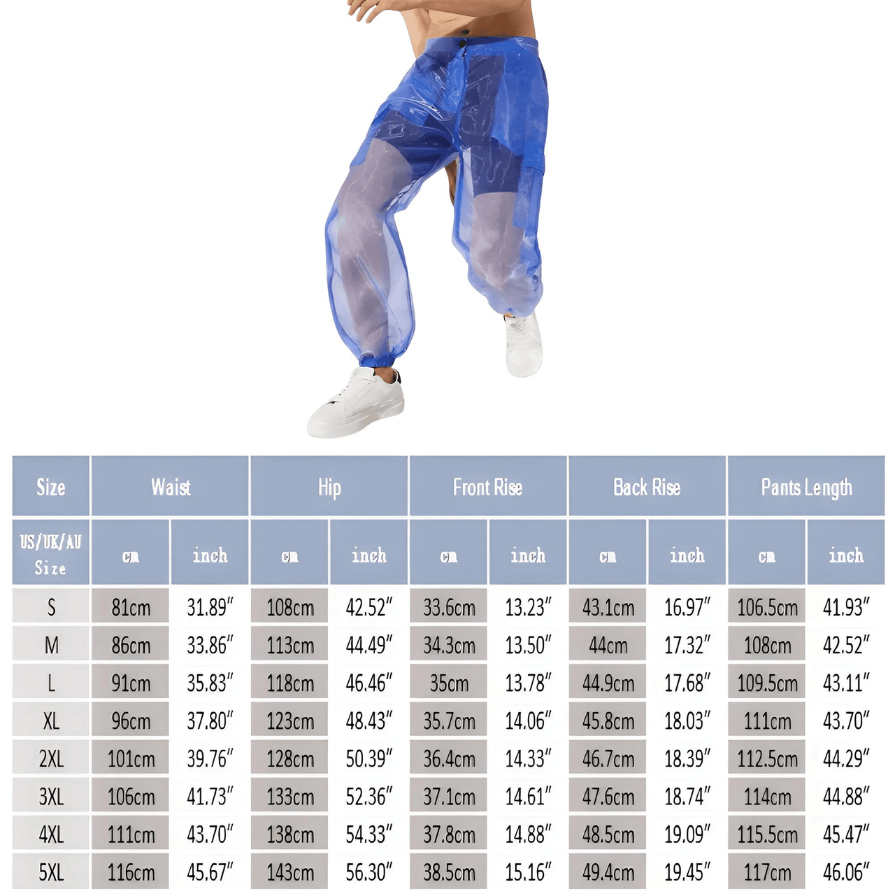 Men's Transparent Pants with Pockets S-5XL -, Pants , Drestiny , 4XL, 5XL, Australia, Black, Blue, Canada, Casual Pants, L, M, New Zealand, S, United Kingdom, United States, XL, XXL, XXXL , Drestiny , www.shopdrestiny.com