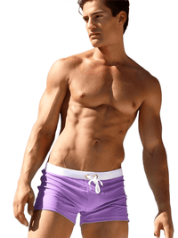 Thumbnail for Men's Swimsuit Trunks Boxer Briefs -, Swimwear , Drestiny , Army Green, Australia, Black, Blue, Canada, Dark Blue, Gender_Men, Green, Grey, L, Light Grey, M, Navy, New Zealand, Plum, Purple, Red, Royal Blue, S, Swim Shorts, United Kingdom, United States, White, XL, XXL , Drestiny , www.shopdrestiny.com