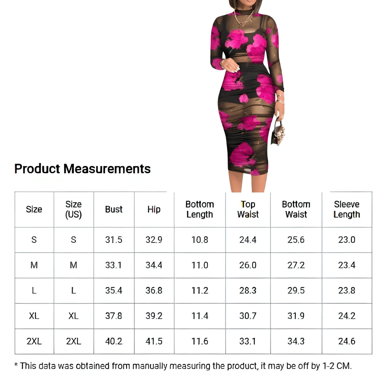 Women's Sexy Mesh Gauze Mid-Length Dress -, Dresses , Drestiny , Australia, Black, Deep Pink, Green, L, Long Sleeves, M, Midi Dresses, New Zealand, Orange, Purple, Red, S, United Kingdom, United States, XL, XXL, Yellow , Drestiny , www.shopdrestiny.com