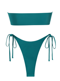 Thumbnail for Metal O Ring Bikini for Women With Side Ties -, Bikini , Drestiny , Apricot, Australia, Bikinis, Black, Blue, Brown, Canada, Chocolate, Coffee, Dark Green, FR, Gold, Green, L, Leopard, M, New Zealand, Pink, S, Strapless, United Kingdom, United States, XS , Drestiny , www.shopdrestiny.com