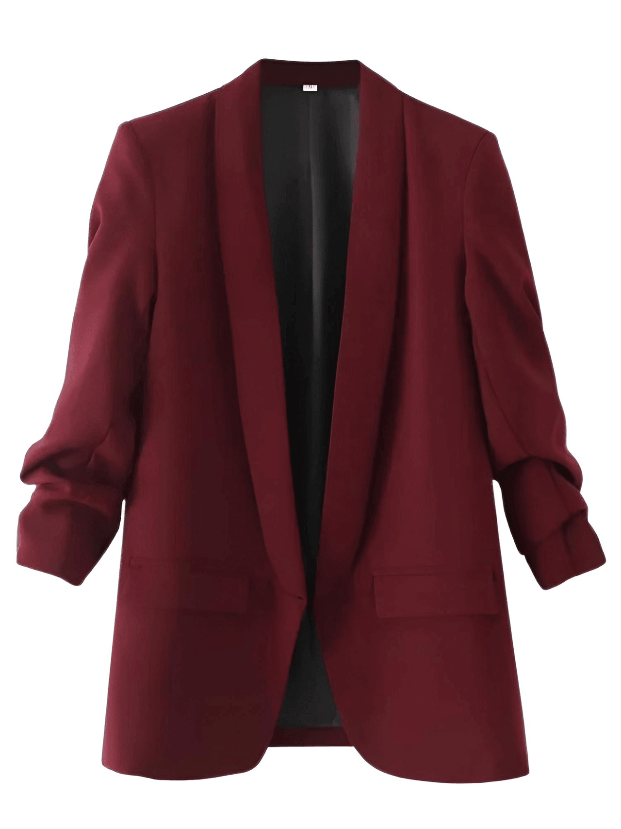 Modern Three Quarter Pile Sleeve Blazer For Women - In 8 Colors! -, Blazers , Drestiny , Australia, Beige, Black, Blazers, Brown, Fuchsia, Gold, Green, Hot Pink, Jackets, Khaki, L, M, New Zealand, Pink, S, United Kingdom, United States, Wine Red, Yellow , Drestiny , www.shopdrestiny.com