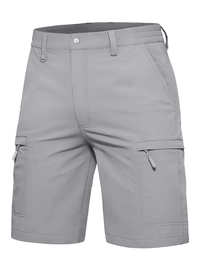 Thumbnail for Moisture Wicking Casual Shorts Mens Cargo Work Shorts Rip-Stop