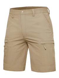 Thumbnail for Moisture Wicking Casual Shorts Mens Cargo Work Shorts Rip-Stop