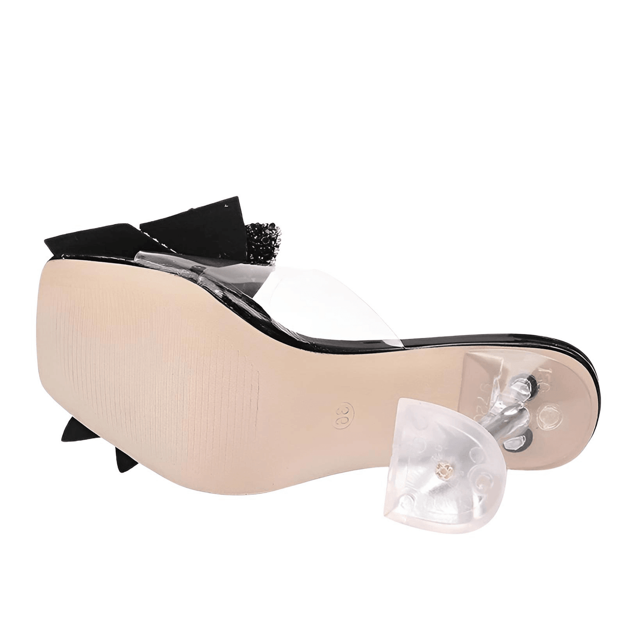 Mule Slide Crystal Sandals For Women -, Sandals , Drestiny , 10, 11, 12, 13, 14, 15, 3, 4, 5, 6, 7, 8, 9, Australia, Black, Heels, High Heels, New Zealand, Sandals, Silver, United Kingdom, United States , Drestiny , www.shopdrestiny.com