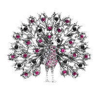 Thumbnail for Multicolor Big Sparkling Peacock Brooches For Women -, Brooches , Drestiny , Australia, Black, Blue, Brooches, Canada, Deep Pink, Gender_Women, Green, New Zealand, Orange, Pink, United Kingdom, United States, Yellow , Drestiny , www.shopdrestiny.com