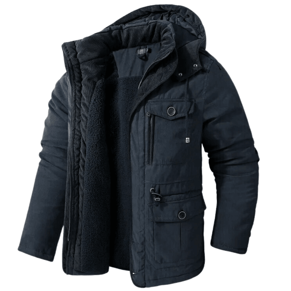 Winter Navy Coats For Men