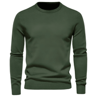 Thumbnail for O-Neck Pullover Sweater For Men -, Shirts & Tops , Drestiny , Australia, Black, Blue, Dark Green, FR, L, M, Navy, New Zealand, Pullovers, S, Sweaters, United Kingdom, United States, Wine Red, XL, XXL, Yellow , Drestiny , www.shopdrestiny.com