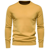 Thumbnail for O-Neck Pullover Sweater For Men -, Shirts & Tops , Drestiny , Australia, Black, Blue, Dark Green, FR, L, M, Navy, New Zealand, Pullovers, S, Sweaters, United Kingdom, United States, Wine Red, XL, XXL, Yellow , Drestiny , www.shopdrestiny.com