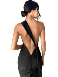 Thumbnail for One Shoulder Backless Sexy Maxi Dress - In 8 Colors and Multiple Looks! -, Maxi Dress , Drestiny , Australia, Black, Blue, Canada, Dark Red, FR, Green, Hot Pink, L, M, Maxi Dresses, Mini Dresses, New Zealand, One Shoulder, Orange, Pink, Red, S, Sky Blue, Sleeveless, United Kingdom, United States, White, Wine Red , Drestiny , www.shopdrestiny.com