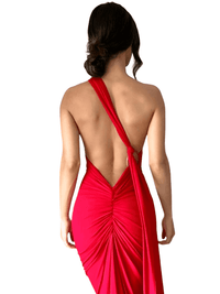 Thumbnail for One Shoulder Backless Sexy Maxi Dress - In 8 Colors and Multiple Looks! -, Maxi Dress , Drestiny , Australia, Black, Blue, Canada, Dark Red, FR, Green, Hot Pink, L, M, Maxi Dresses, Mini Dresses, New Zealand, One Shoulder, Orange, Pink, Red, S, Sky Blue, Sleeveless, United Kingdom, United States, White, Wine Red , Drestiny , www.shopdrestiny.com