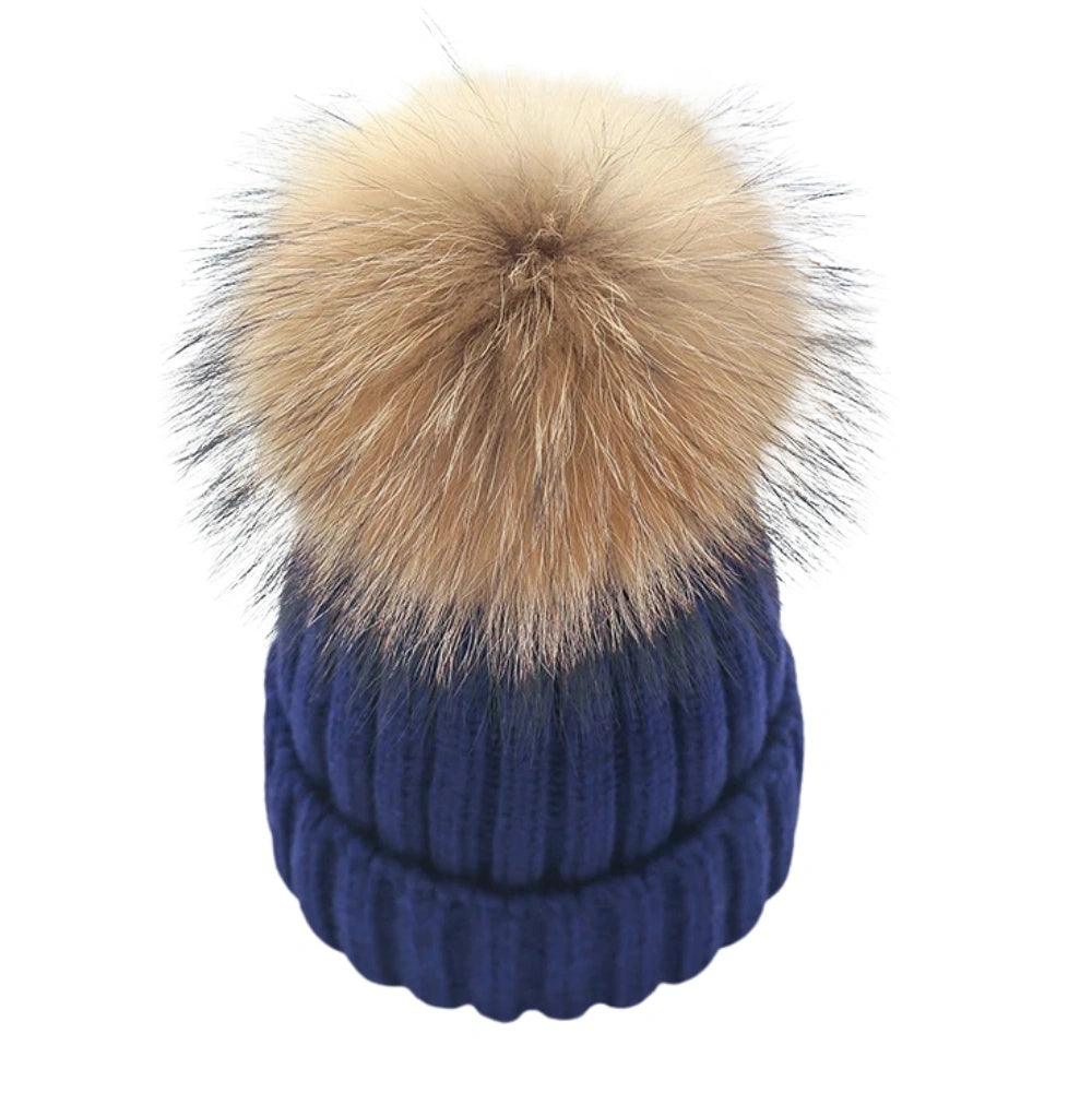 Fur Pom Pom Hat Winter Hat For Women Girl's Hat Knitted Beanies Cap Hat with Pompom, Drestiny, Winter Hats For Baby, Winter Hats For Kids, Winter Hats for Women, Mom and Baby Matching Hats, Baby Size, Adult Size, Gender_ Women, United States, Canada, Australia, New Zealand, United Kingdom, White, Red, Navy Blue, Grey, Pink, Black, Wine Red, Yellow, Shopdrestiny.com