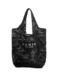 Thumbnail for Paris Plaited Raffia Straw Bag -, Handbags , Drestiny , Australia, Bags, Black, Blue, Dark Blue, Dark Khaki, Khaki, Light Blue, New Zealand, Orange, Pink, Totes, United Kingdom, United States, White, Yellow , Drestiny , www.shopdrestiny.com