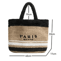 Thumbnail for Raffia Straw Paris Bags