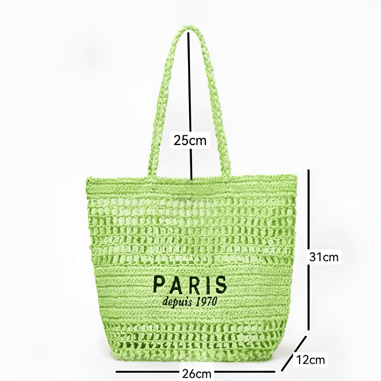 Raffia Straw Paris Bags