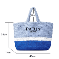 Thumbnail for Raffia Straw Paris Bags