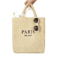 Thumbnail for Raffia Straw Paris Bags