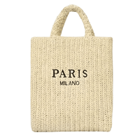 Thumbnail for Raffia Straw Paris Bags