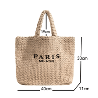 Thumbnail for Raffia Straw Paris Bags