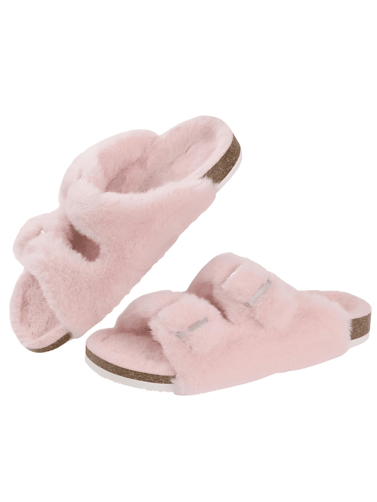 Plush Slippers For Women -, Slippers , Drestiny , Australia, Black, Brown, Canada, Khaki, New Zealand, Pink, Sandals, Slides, Slippers, United Kingdom, United States, White , Drestiny , www.shopdrestiny.com