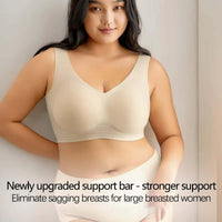 Thumbnail for Plus Size Anti-Sagging Bras For Women - With Removeable Cups -, Bras , Drestiny , 4XL, 5XL, Australia, Black, Bras, Dark Grey, Gender_Women, Khaki, L, M, Nude, Orange, Pale Green, Pink, Red, United Kingdom, United States, XL, XXL, XXXL , Drestiny , www.shopdrestiny.com