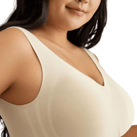 Thumbnail for Plus Size Anti-Sagging Bras For Women - With Removeable Cups -, Bras , Drestiny , 4XL, 5XL, Australia, Black, Bras, Dark Grey, Gender_Women, Khaki, L, M, Nude, Orange, Pale Green, Pink, Red, United Kingdom, United States, XL, XXL, XXXL , Drestiny , www.shopdrestiny.com