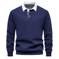 Thumbnail for Polo Sweatshirts For Men -, Polo Shirts , Drestiny , Australia, Black, Dark Blue, Dark Grey, Green, Grey, Khaki, L, M, Navy, New Zealand, Polos, Pullovers, Red, S, Sweaters, Sweatshirts, United Kingdom, United States, XL, XXL , Drestiny , www.shopdrestiny.com