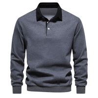 Thumbnail for Polo Sweatshirts For Men -, Polo Shirts , Drestiny , Australia, Black, Dark Blue, Dark Grey, Green, Grey, Khaki, L, M, Navy, New Zealand, Polos, Pullovers, Red, S, Sweaters, Sweatshirts, United Kingdom, United States, XL, XXL , Drestiny , www.shopdrestiny.com