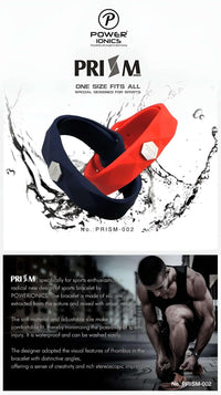 Thumbnail for Power Ionics Prism Waterproof Ions Germanium Fashion Sports Health Bracelet -, Bracelet , Drestiny , Australia, Black, Bracelets, Canada, Dark Blue, Grey, Navy, New Zealand, Red, United Kingdom, United States, White , Drestiny , www.shopdrestiny.com