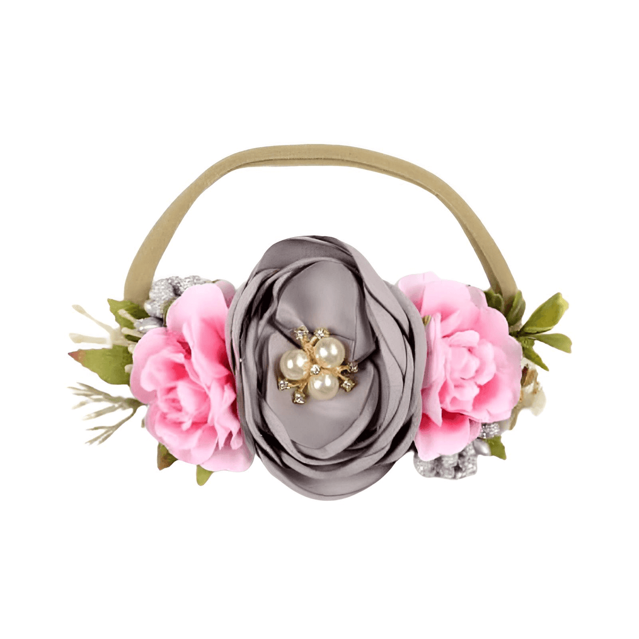 Premium Princess Floral Headbands -, Headbands , Drestiny , Australia, Beige, Blue, Brown, Canada, Champagne, Dark Blue, Dark Grey, FR, Girls, Gold, Green, Grey, Headbands, Ivory, Light Blue, Light Brown, Light Grey, New Zealand, Olive Green, Pink, Purple, Royal Blue, Silver, Sky Blue, TD, Teal, United Kingdom, United States, White, Yellow , Drestiny , www.shopdrestiny.com