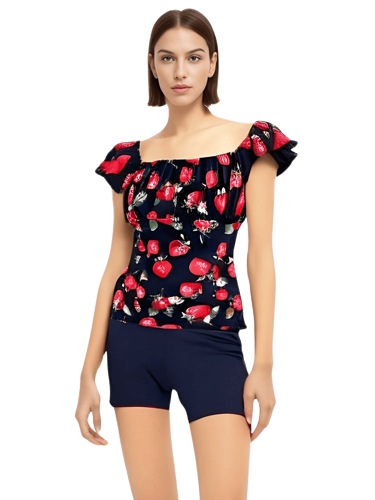 Puff Sleeve Retro Tops For Women -, Shirts & Tops , Drestiny , Australia, Black, Blouses, Blue, Brown, Canada, Casual Shirts, Deep Pink, Gender_Women, Green, L, M, New Zealand, Pink, Purple, Red, S, Short Sleeves, T-Shirts, United Kingdom, United States, White, XL, XXL, Yellow , Drestiny , www.shopdrestiny.com