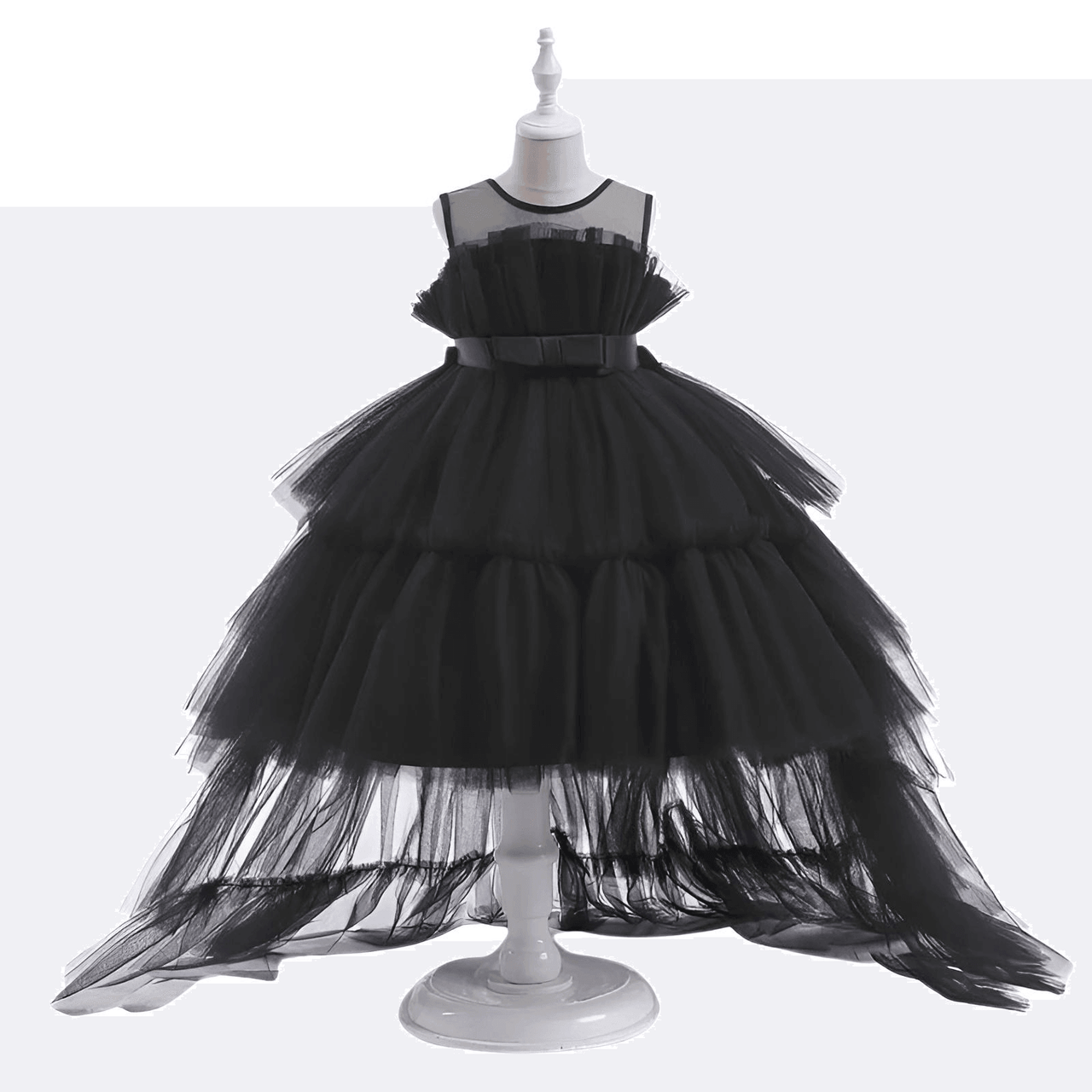 Puffy Tulle Girls Dress Trailing First Communion Party Dresses For Girl -, , Drestiny , 18M, 24M, 3T, 4T, 5T, 6T, 7T, 8T, Australia, Black, Canada, Dark Green, Dresses, Girls, Hot Pink, Light Blue, New Zealand, Peach, Pink, Purple, Red, Sleeveless, TD, United Kingdom, United States, White , Drestiny , www.shopdrestiny.com