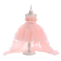 Thumbnail for Puffy Tulle Girls Dress Trailing First Communion Party Dresses For Girl -, , Drestiny , 18M, 24M, 3T, 4T, 5T, 6T, 7T, 8T, Australia, Black, Canada, Dark Green, Dresses, Girls, Hot Pink, Light Blue, New Zealand, Peach, Pink, Purple, Red, Sleeveless, TD, United Kingdom, United States, White , Drestiny , www.shopdrestiny.com