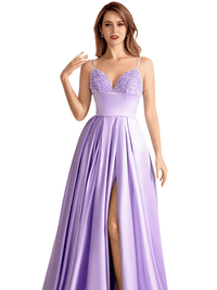 Thumbnail for Purple V Neck Long Prom Dress For Women - Get in Custom Colors Too! -, Dress , Drestiny , 10, 12, 14, 14W, 16, 2, 4, 6, 8, Australia, Canada, Maxi Dresses, New Zealand, Purple, Sleeveless, United Kingdom, United States , Drestiny , www.shopdrestiny.com