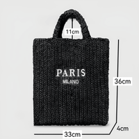 Thumbnail for Raffia Straw Paris Bags