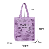 Thumbnail for Raffia Straw Paris Bags