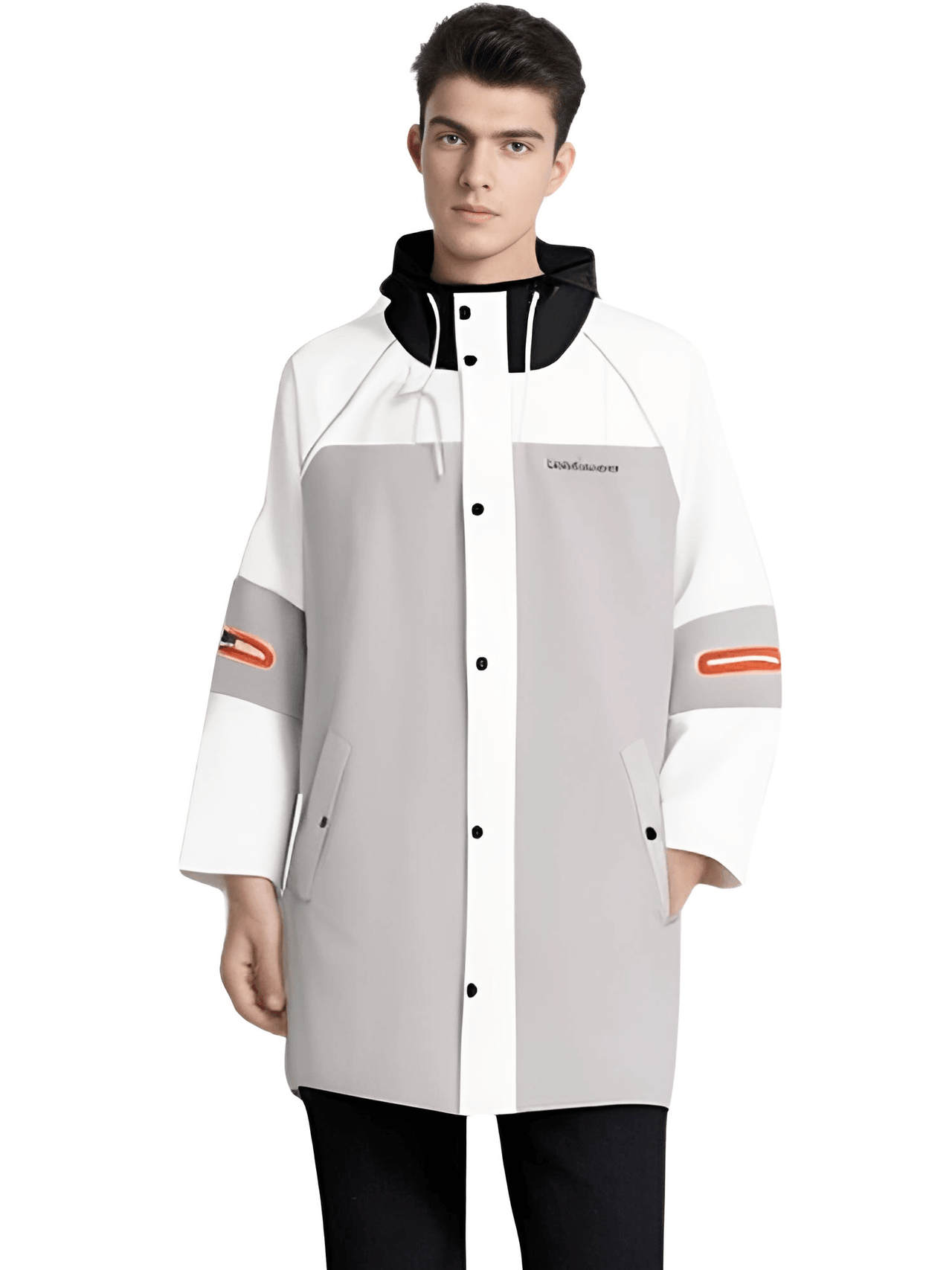 Rainfreem Long Hooded Raincoat For Adults -, Raincoat , Drestiny , Australia, Black, Blue, Canada, Coats, FR, Grey, L, M, New Zealand, Pink, Raincoats, Red, S, United Kingdom, United States, White, XL, XXL, XXXL, Yellow , Drestiny , www.shopdrestiny.com