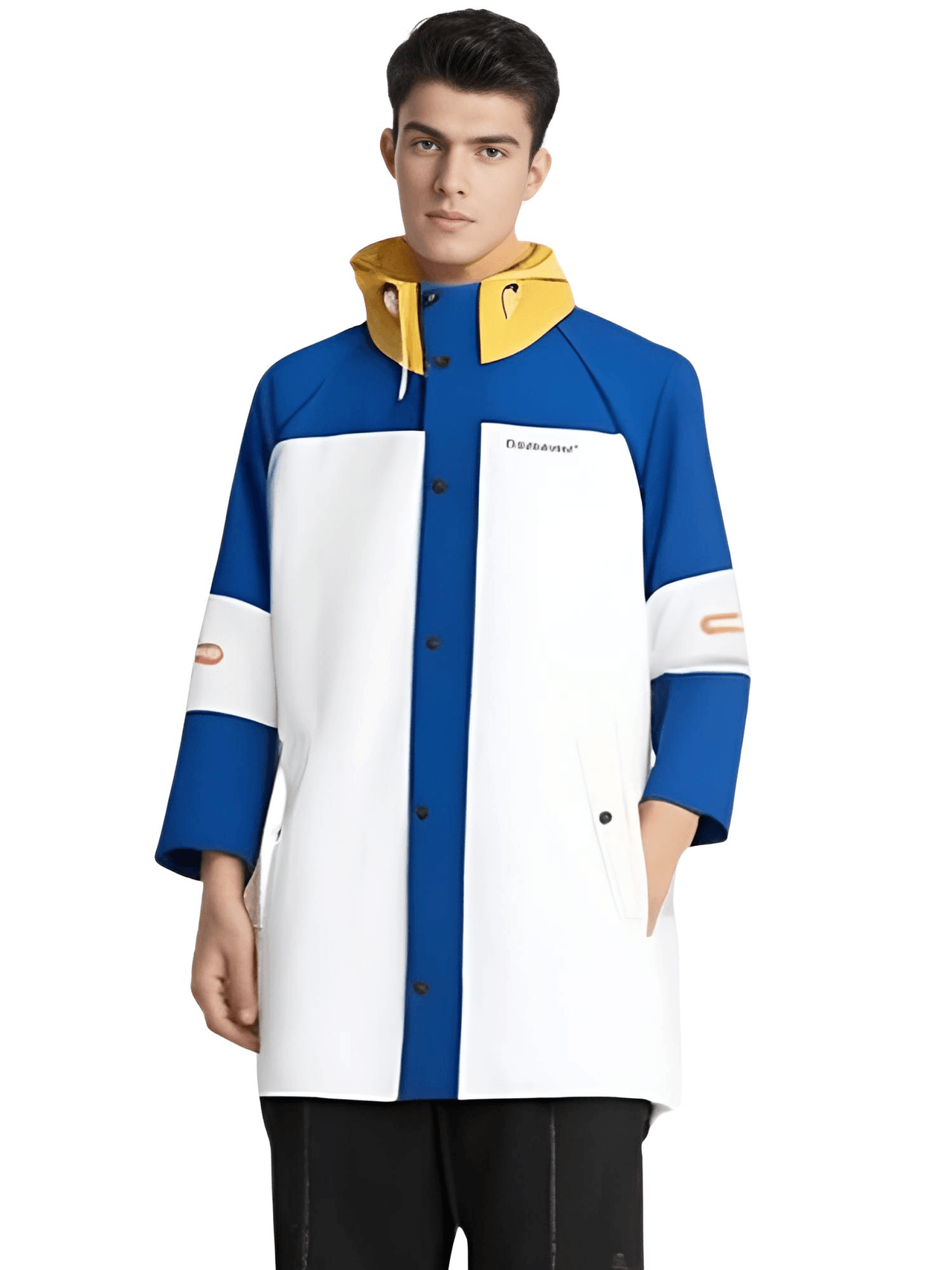 Rainfreem Long Hooded Raincoat For Adults -, Raincoat , Drestiny , Australia, Black, Blue, Canada, Coats, FR, Grey, L, M, New Zealand, Pink, Raincoats, Red, S, United Kingdom, United States, White, XL, XXL, XXXL, Yellow , Drestiny , www.shopdrestiny.com