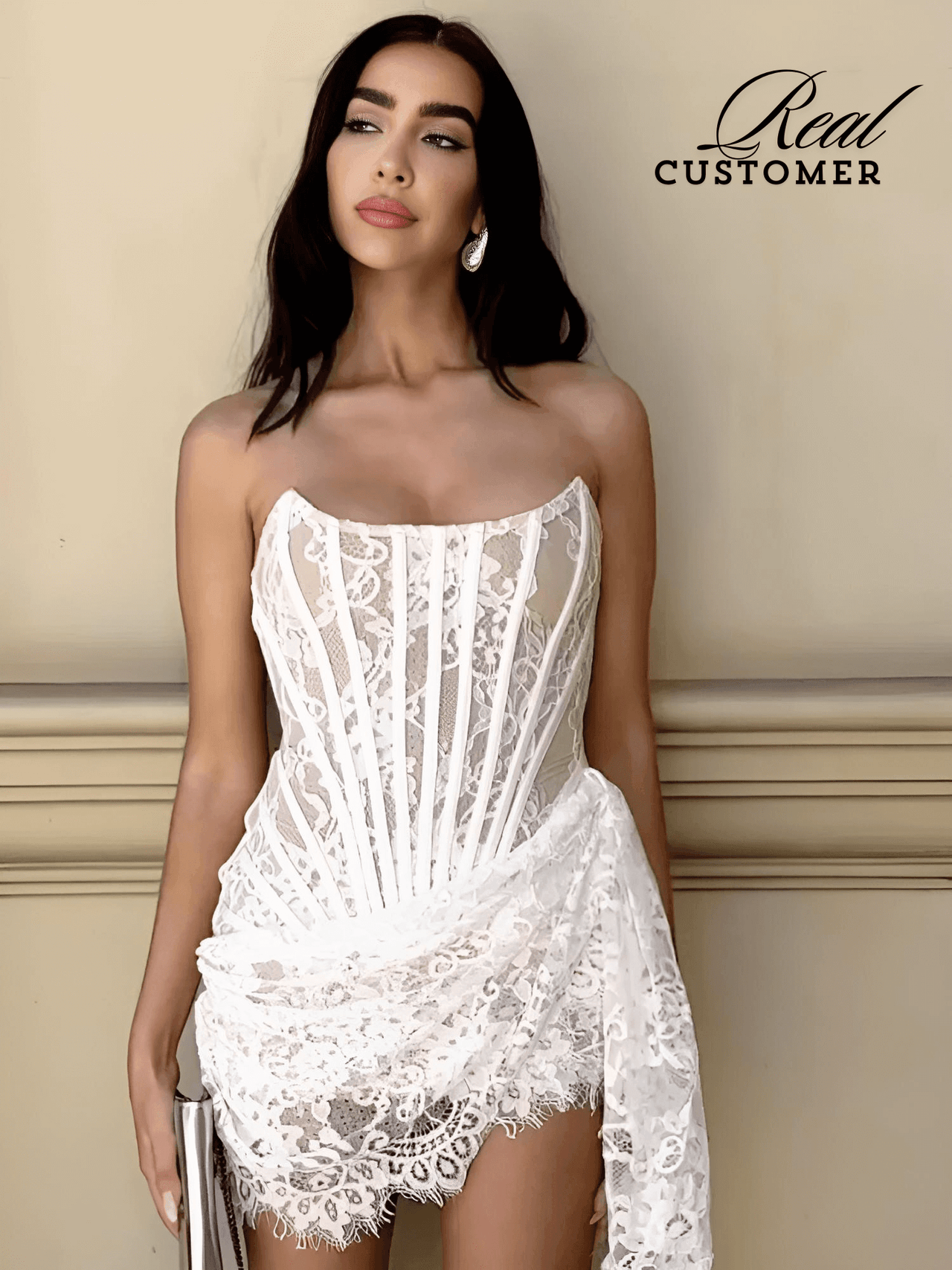 Luxury Lace Birthday Dress for Women -, Dress , Drestiny , Australia, Black, Canada, L, Light Purple, M, Mini Dresses, New Zealand, Purple, Red, S, Sleeveless, Strapless, United Kingdom, United States, White, XL, XS , Drestiny , www.shopdrestiny.com