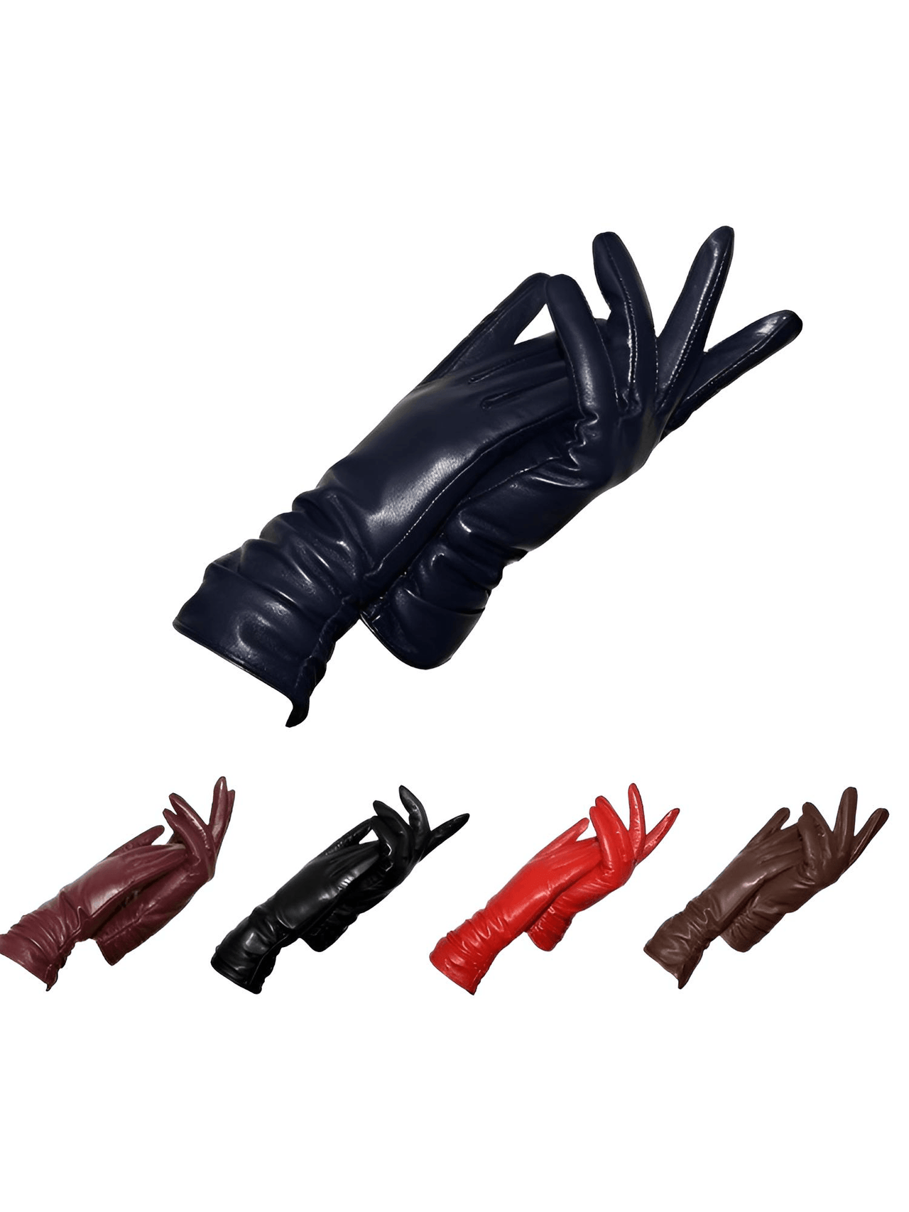 Real Leather Gloves For Women -, Leather Gloves , Drestiny , 6.5, 7, 7.5, 8, 8.5, Australia, Black, Blue, Brown, Canada, Dark Blue, Dark Red, Gloves, Light Grey, New Zealand, Purple, Red, United Kingdom, United States , Drestiny , www.shopdrestiny.com