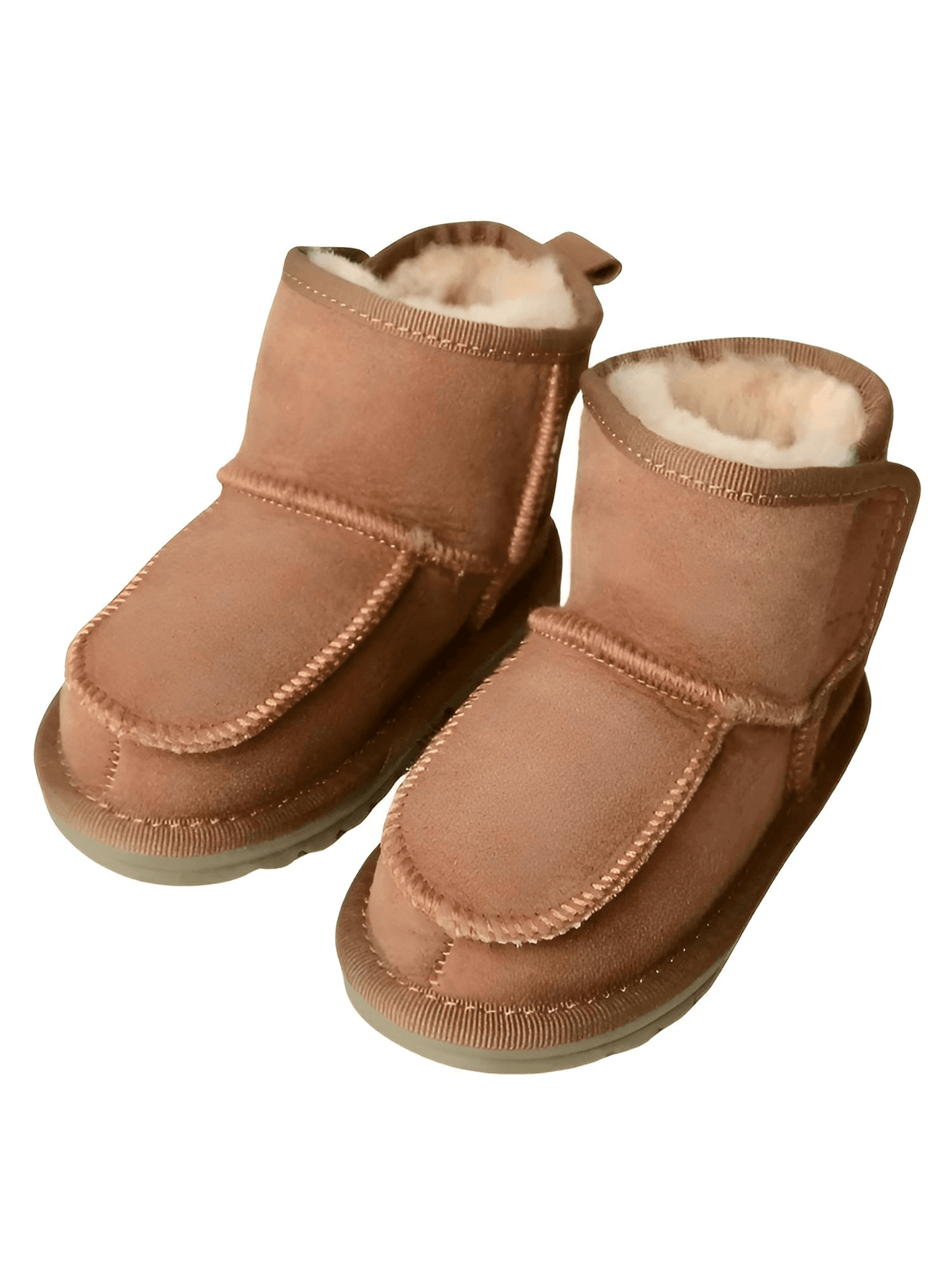 Real Sheepskin Fur Baby Snow Boots -, Boots , Drestiny , Ankle Boots, Australia, Boots, Boys, Brown, Canada, Dark Brown, FR, Girls, Grey, New Zealand, TD, United Kingdom, United States , Drestiny , www.shopdrestiny.com