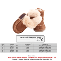 Thumbnail for Real Sheepskin Fur Baby Snow Boots -, Boots , Drestiny , Ankle Boots, Australia, Boots, Boys, Brown, Canada, Dark Brown, FR, Girls, Grey, New Zealand, TD, United Kingdom, United States , Drestiny , www.shopdrestiny.com