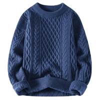 Thumbnail for Retro Knitted Pullover Sweaters For Men -, Sweater , Drestiny , Australia, Beige, Black, Brown, FR, Grey, L, Light Green, M, Navy, New Zealand, Pullovers, Red, Sweaters, United Kingdom, United States, XL, XXL, XXXL , Drestiny , www.shopdrestiny.com