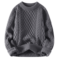 Thumbnail for Retro Knitted Pullover Sweaters For Men -, Sweater , Drestiny , Australia, Beige, Black, Brown, FR, Grey, L, Light Green, M, Navy, New Zealand, Pullovers, Red, Sweaters, United Kingdom, United States, XL, XXL, XXXL , Drestiny , www.shopdrestiny.com