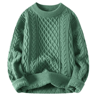 Thumbnail for Retro Knitted Pullover Sweaters For Men -, Sweater , Drestiny , Australia, Beige, Black, Brown, FR, Grey, L, Light Green, M, Navy, New Zealand, Pullovers, Red, Sweaters, United Kingdom, United States, XL, XXL, XXXL , Drestiny , www.shopdrestiny.com