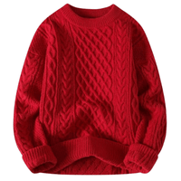 Thumbnail for Retro Knitted Pullover Sweaters For Men -, Sweater , Drestiny , Australia, Beige, Black, Brown, FR, Grey, L, Light Green, M, Navy, New Zealand, Pullovers, Red, Sweaters, United Kingdom, United States, XL, XXL, XXXL , Drestiny , www.shopdrestiny.com