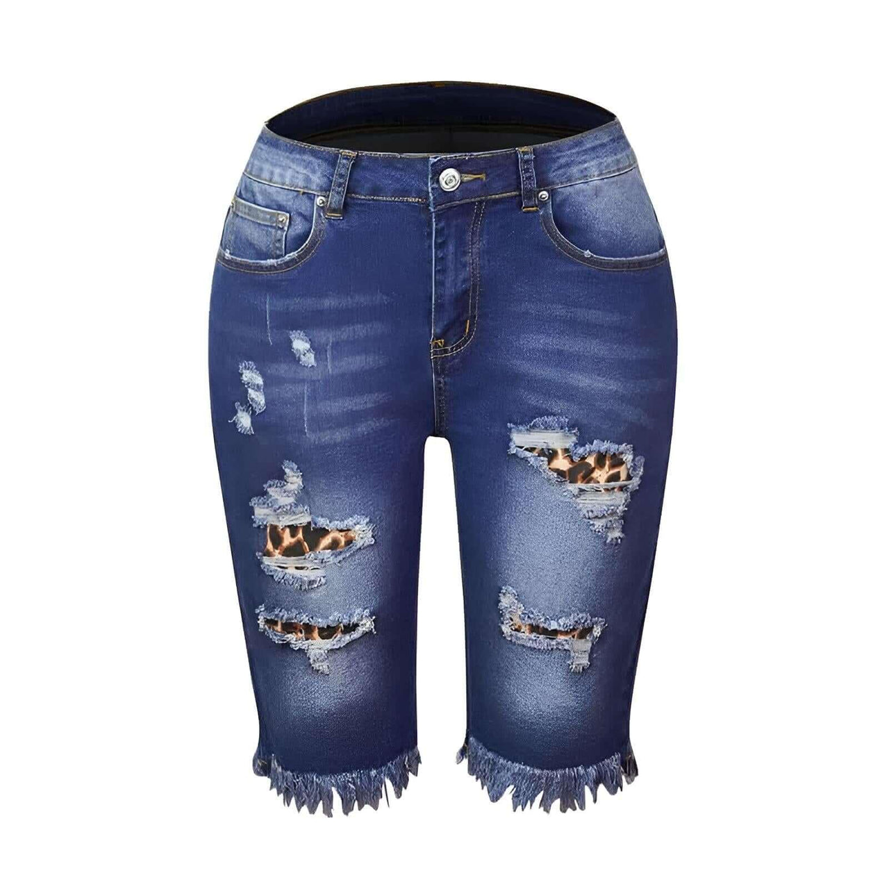 Women's Ripped Jean Summer Shorts -, Shorts , Drestiny , Australia, Black, Brown, Canada, Dark Blue, L, Leopard, Light Blue, M, New Zealand, Red, S, Shorts, United Kingdom, United States, XL, XXL , Drestiny , www.shopdrestiny.com