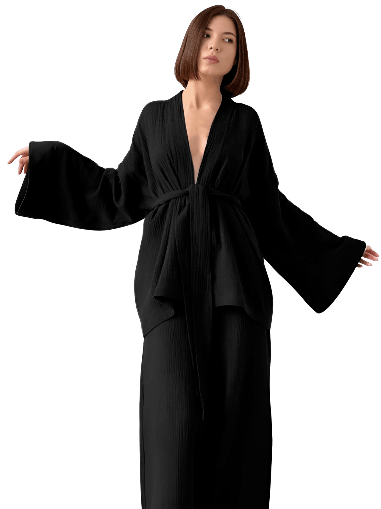 Robe Set For Women, Drestiny, S, M, L, XL, Casual Pants, Long Sleeves, Casual Shirts, Robes, Loungewear, United States, Canada, Australia, New Zealand, United Kingdom, Dark Blue, Dark Green, Black, Blue, Blue Grey, Light Grey, Green, Light Brown, Dark Teal, White, shopdrestiny.com