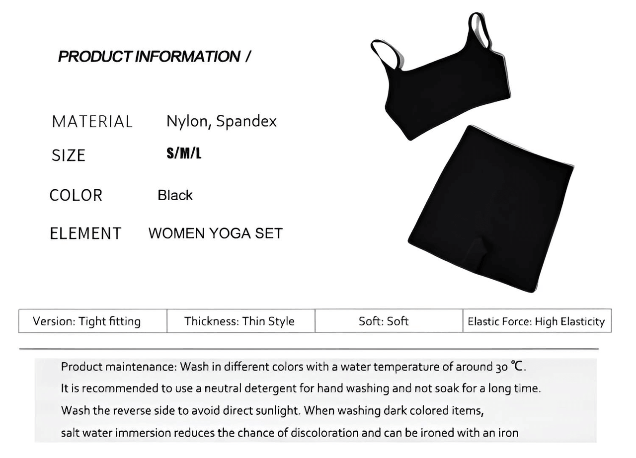 Seamless Yoga Set Female Women's Crop Top Bra & Shorts 2PCS -, Short Sets , Drestiny , Australia, Black, Blue, Canada, Crop Tops, Dark Blue, Gender_Women, Grey, L, M, Navy, New Zealand, S, Sets, Short Sets, Shorts, Sleeveless, United Kingdom, United States, White , Drestiny , www.shopdrestiny.com